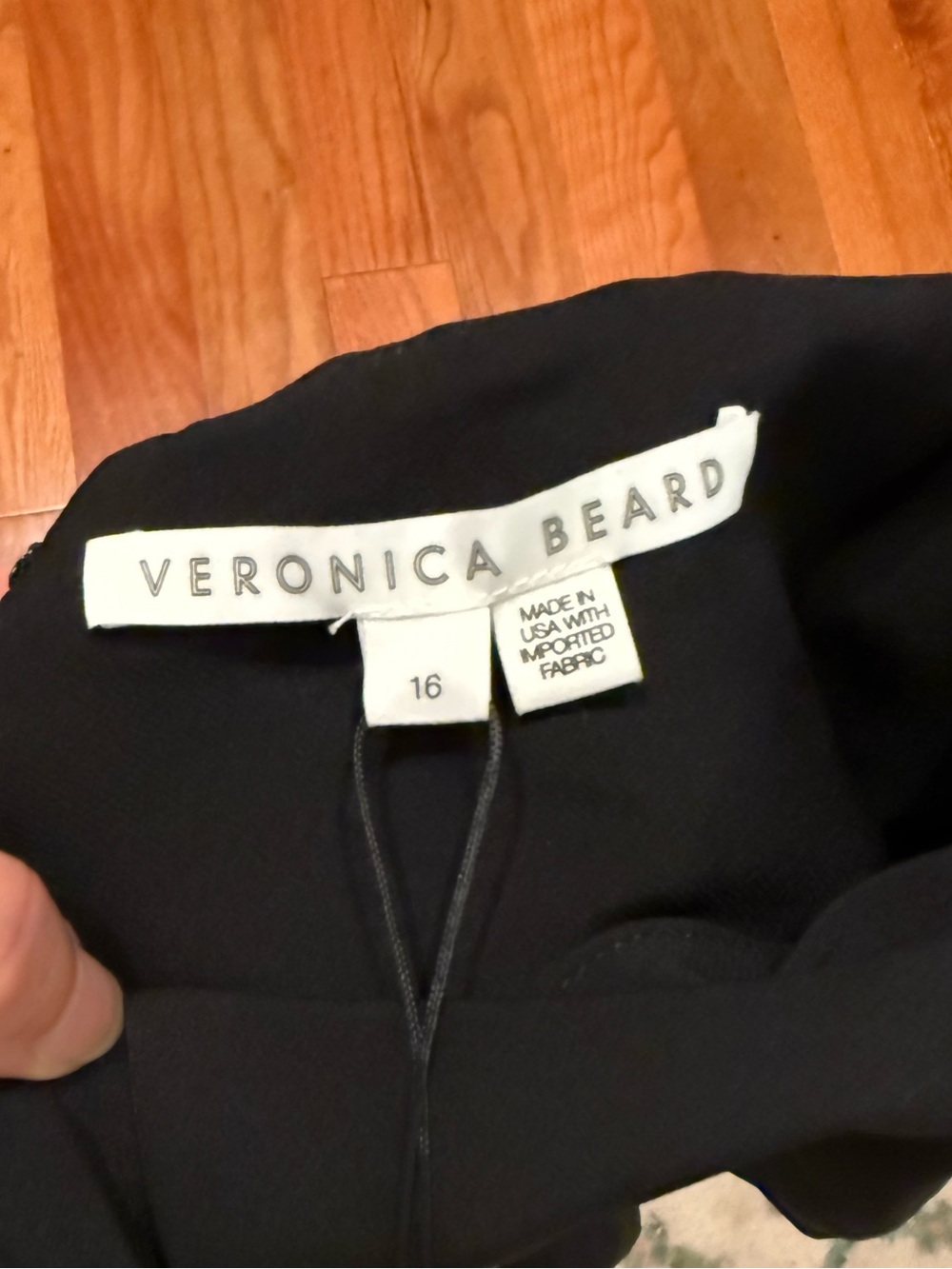 Veronica Beard Zip Back Scuba Pant - Picture 3 of 3